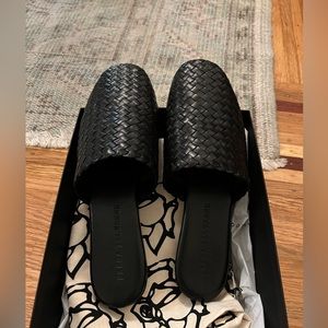 Brand New Unworn Freda Salvador Woven mule size 8